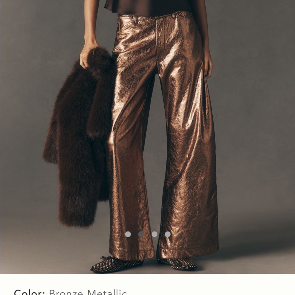 Anthropologie Leather pants